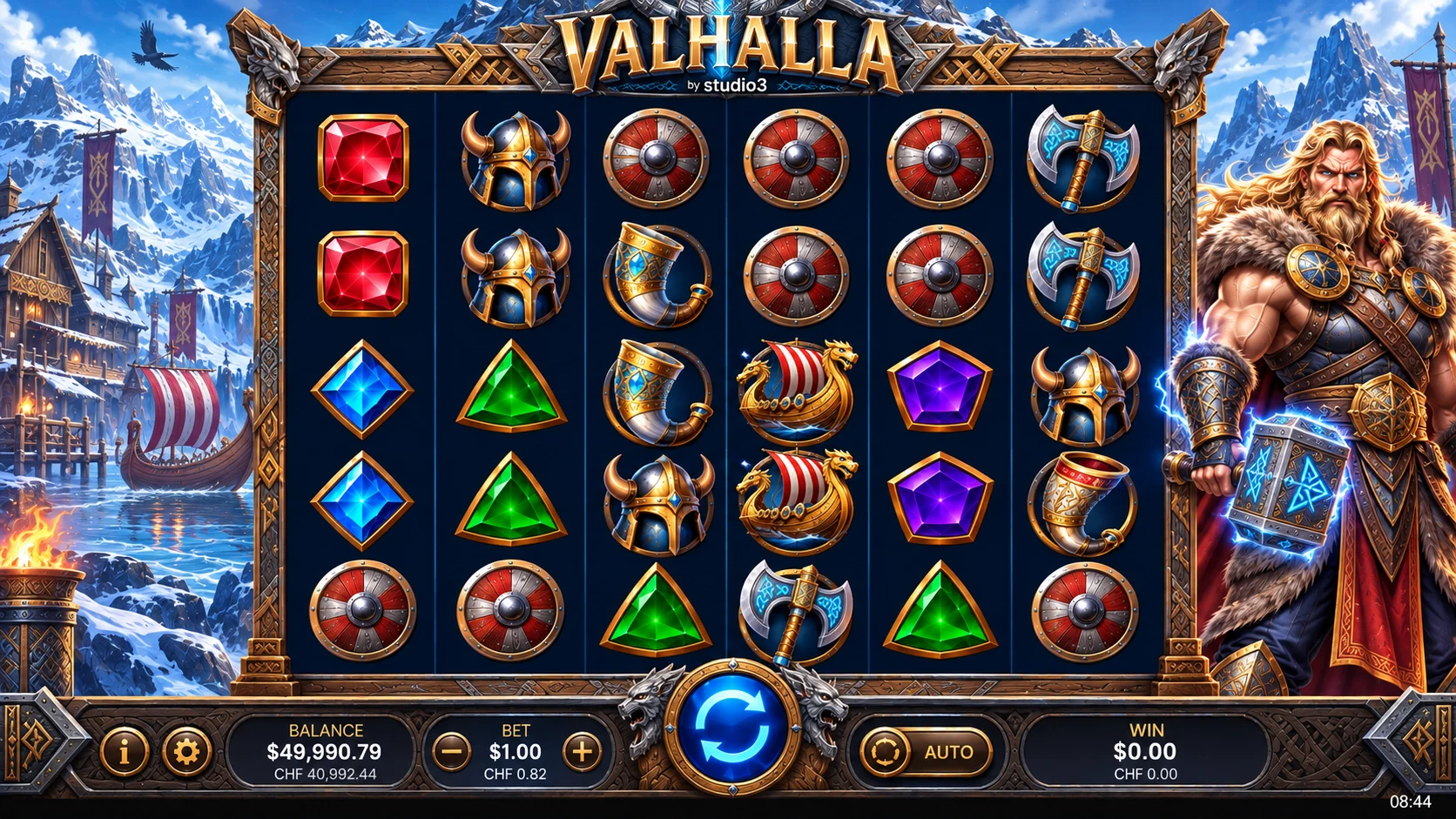 Valhalla slot game screenshot